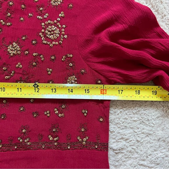 NWOT Altar’d State Embroidered Bohemian Dress Women’s Size S - Picture 9 of 9